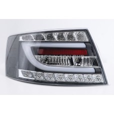 AUDI A6 C6 04-07 Black Face Light Bar LED Tail Lamp